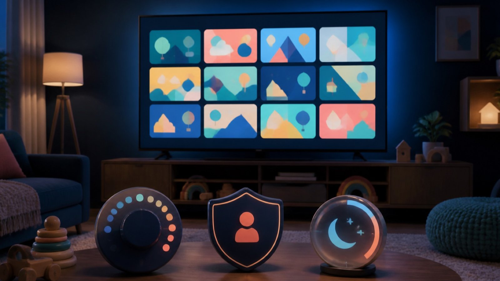 Televisione familiare con profili separati, PIN e ricerca controllata — canali bambini controllo parentale IPTV