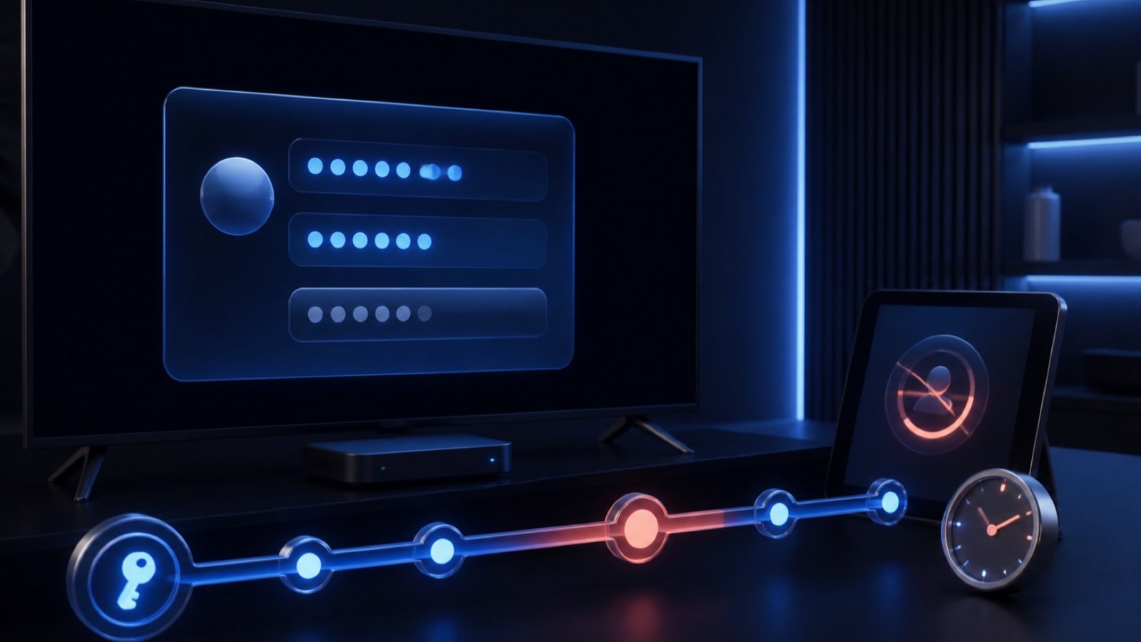 Modulo di accesso IPTV con campi mascherati e codici HTTP di riferimento — errore accesso IPTV
